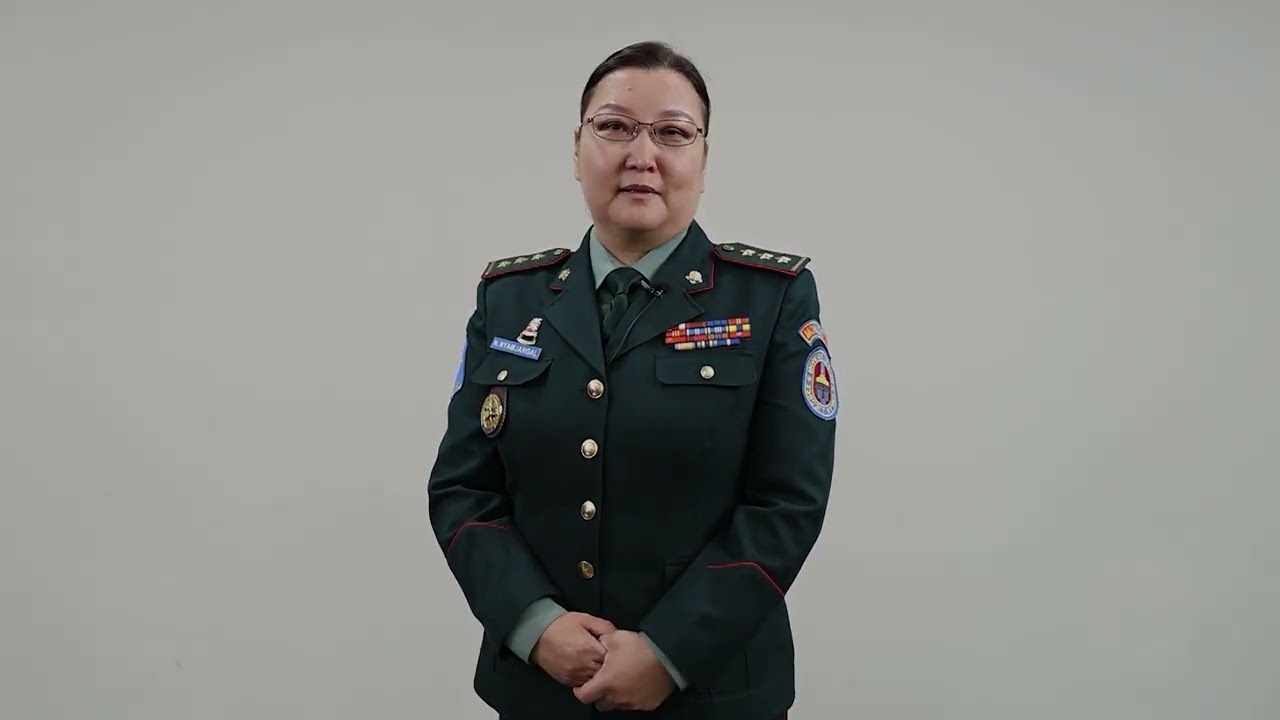 Advice to Women Peacekeeping Officers | Nyamjargal Nergui