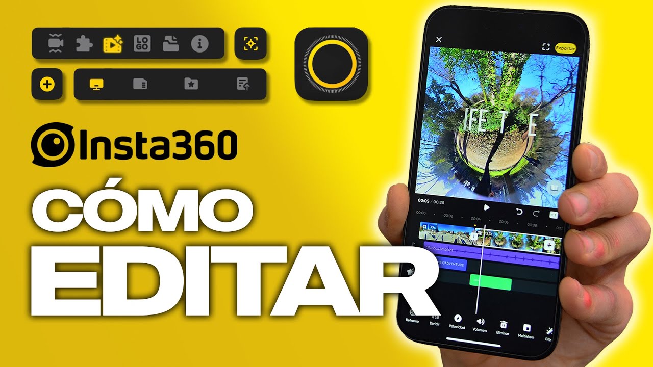 EDITAR V&Iacute;DEOS con INSTA360 APP - X5, X4 y ACE PRO 2