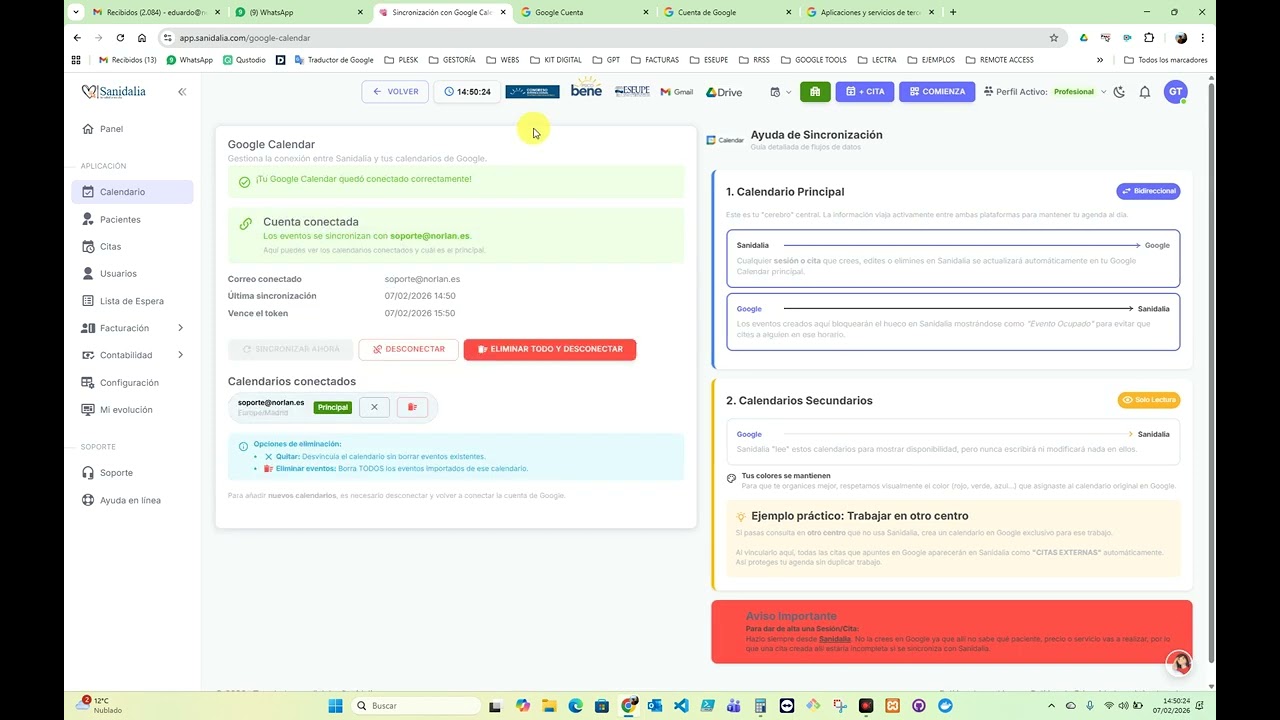 google calendar v5