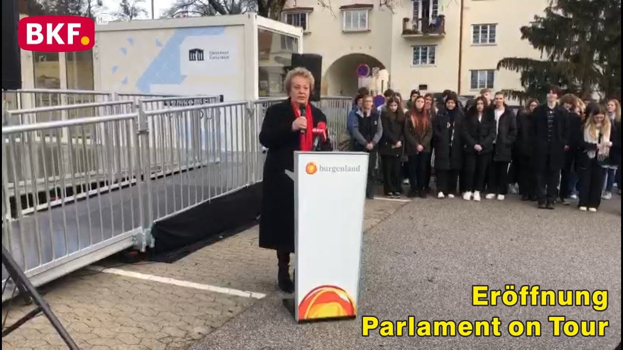 18. 1. 2023 - Mobile Ausstellung „Parlament on Tour“ feierlich in Eisenstadt eröffnet - BKF TV