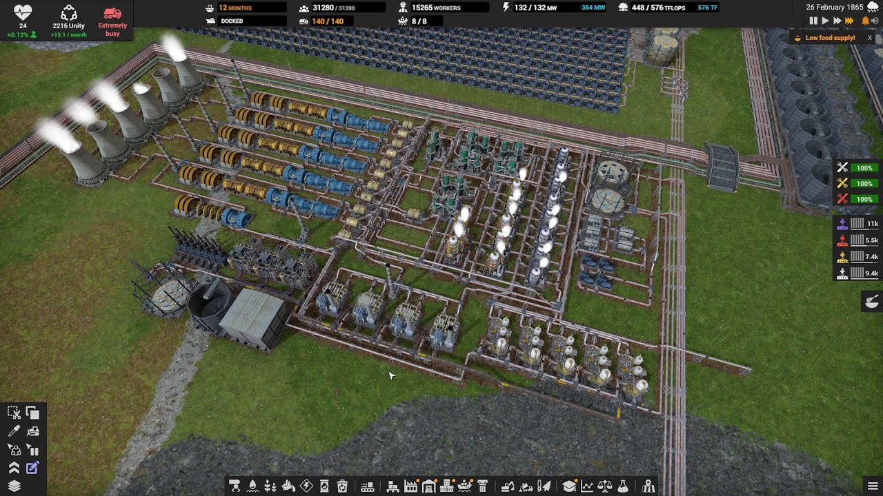 Captain of Industry, Electricity from heavy oil, light oil, medium oil and naphtha.