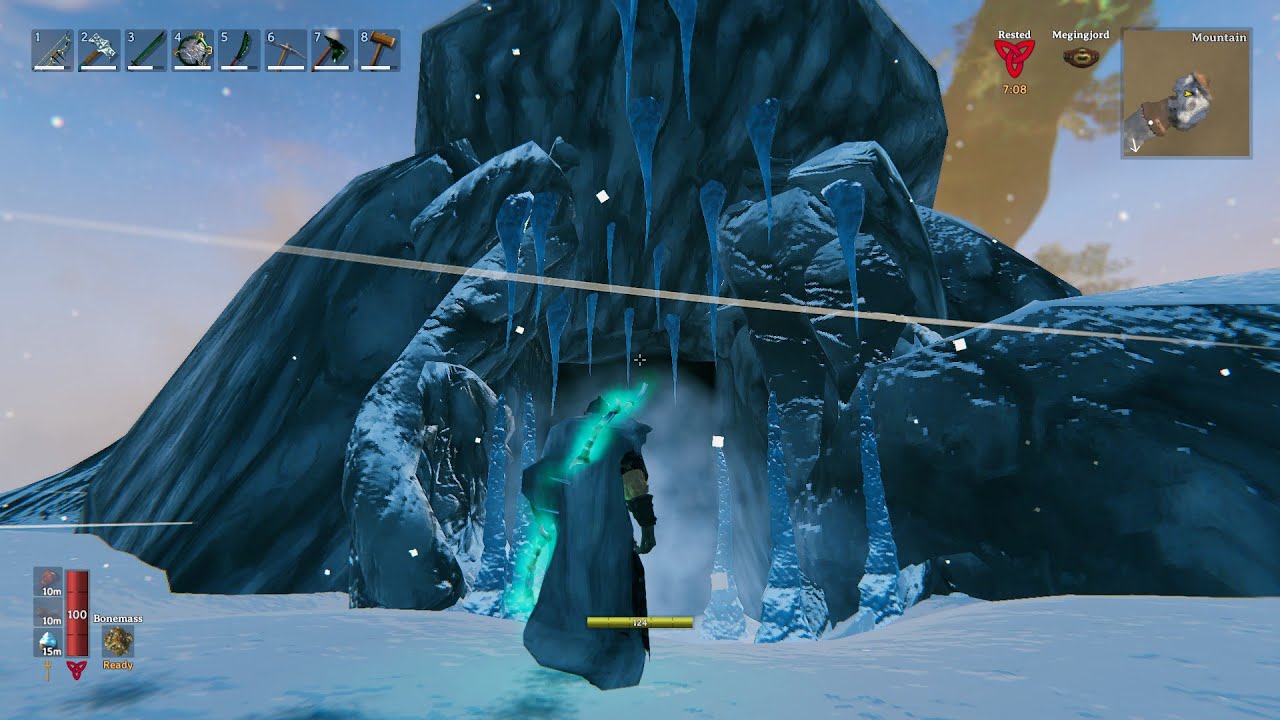 Frost Caves! Valheim | Exploring a Cave for the first time!