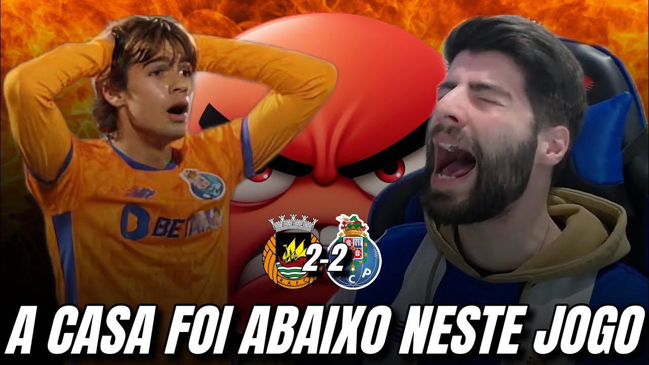 A CASA FOI ABAIXO | REAÇÕES DE BRUNO ALVES AO RIO AVE 2-2 PORTO