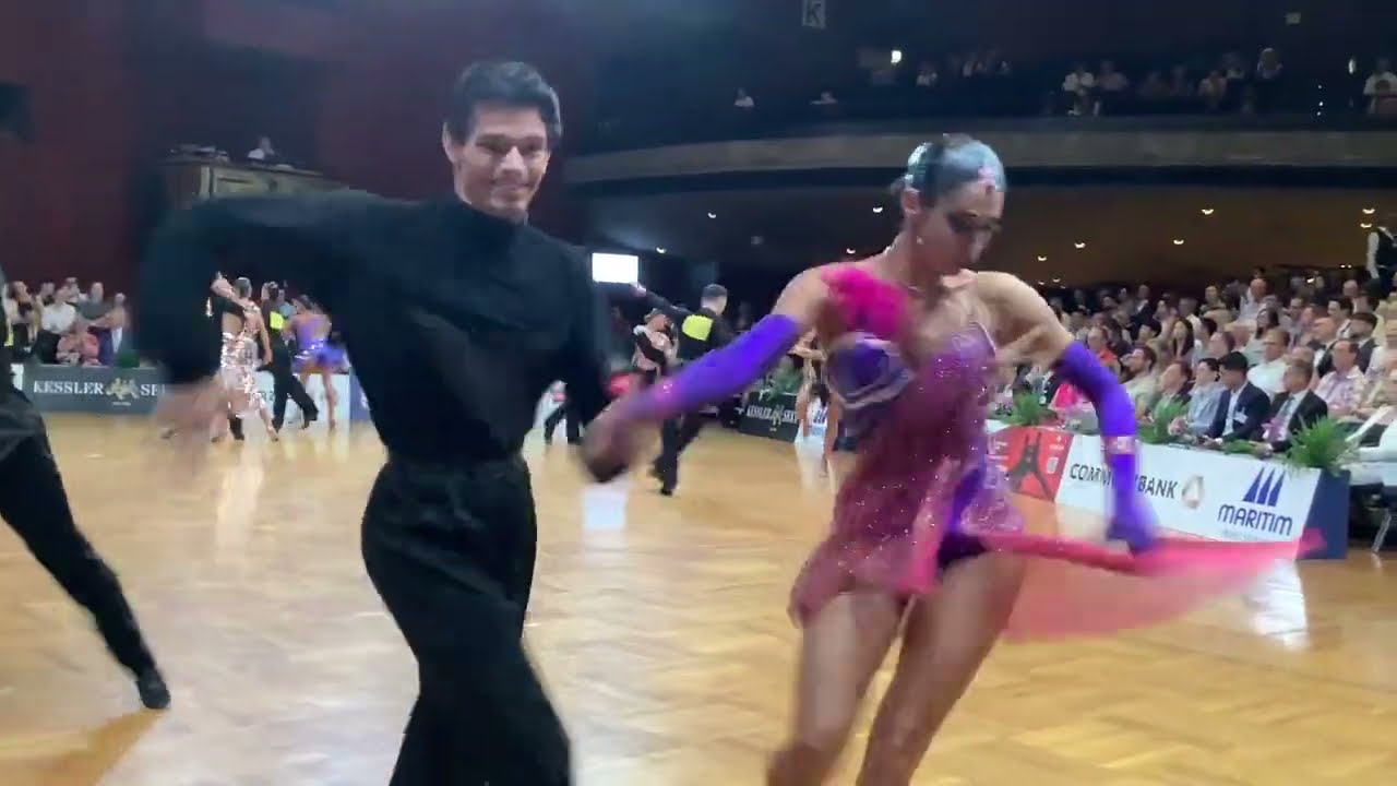 CHA-CHA 👍👍 SEMI - MIA GABUSI & Michele Fontane (ITA 17) - WDSF 2024 GOC Stuttgart GER