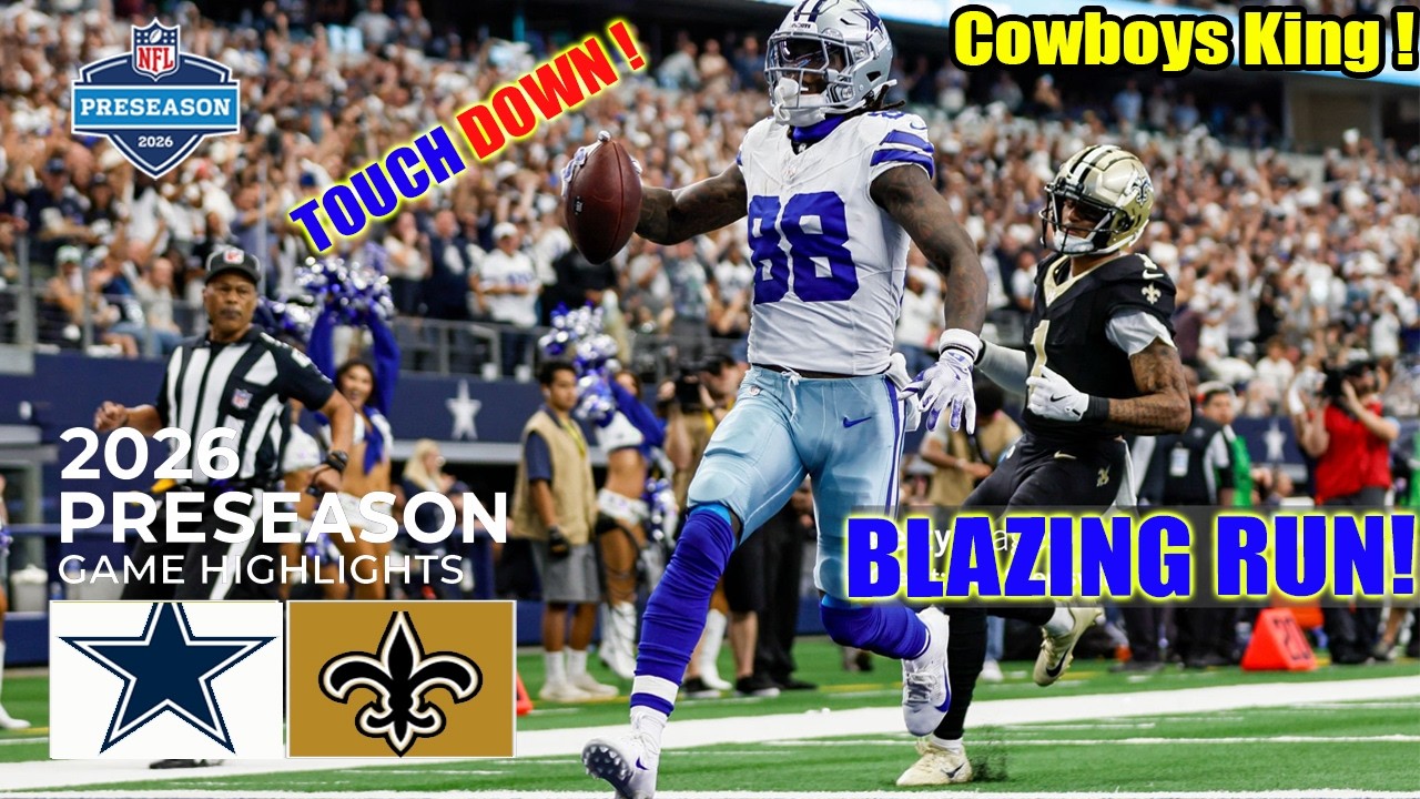 Cowboys против Saints | Лучшие моменты игры | Предсезонка НФЛ, неделя 3 &mdash; 28 августа 2026 г.