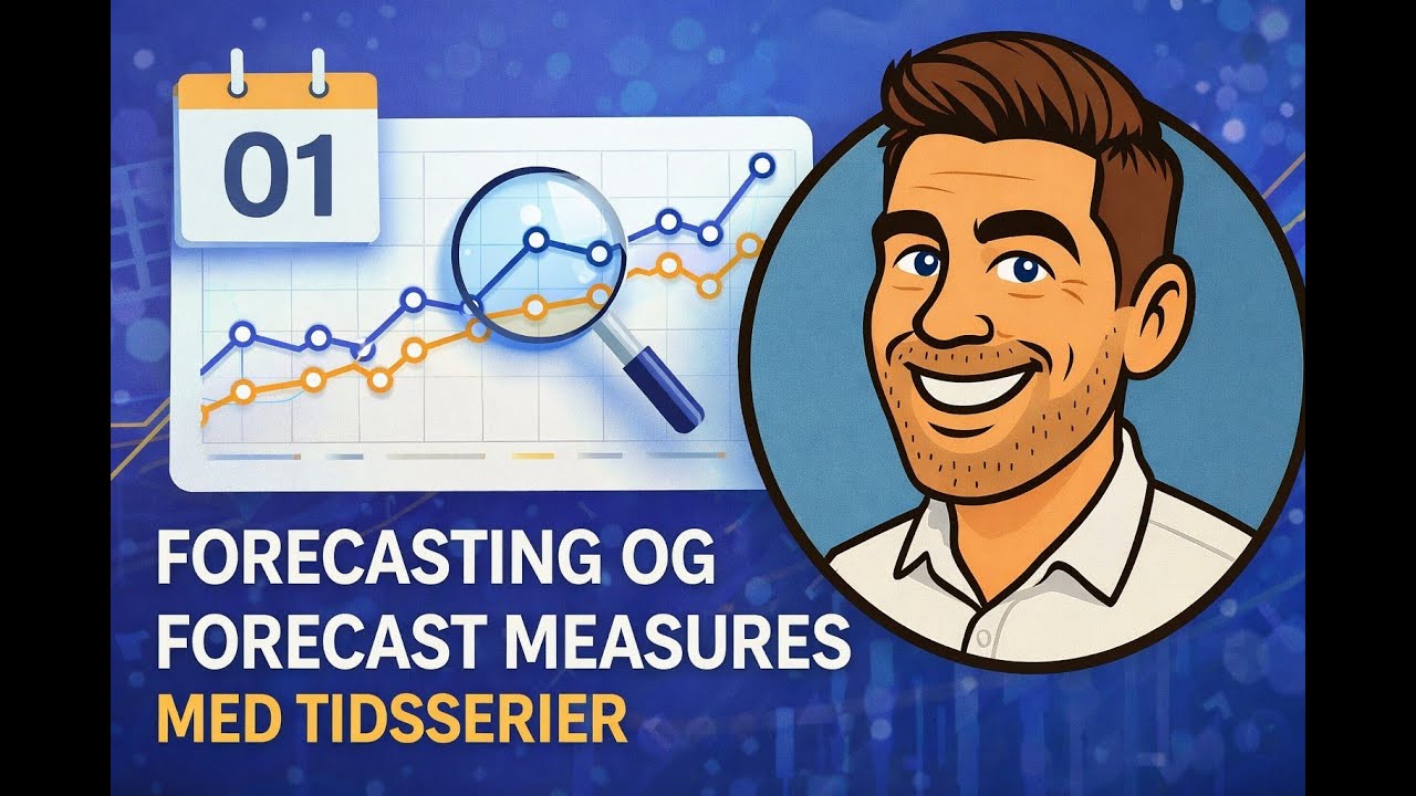 📈 Forecasting med tidsserier i Excel – sammenlign metoder og vælg det bedste forecast!