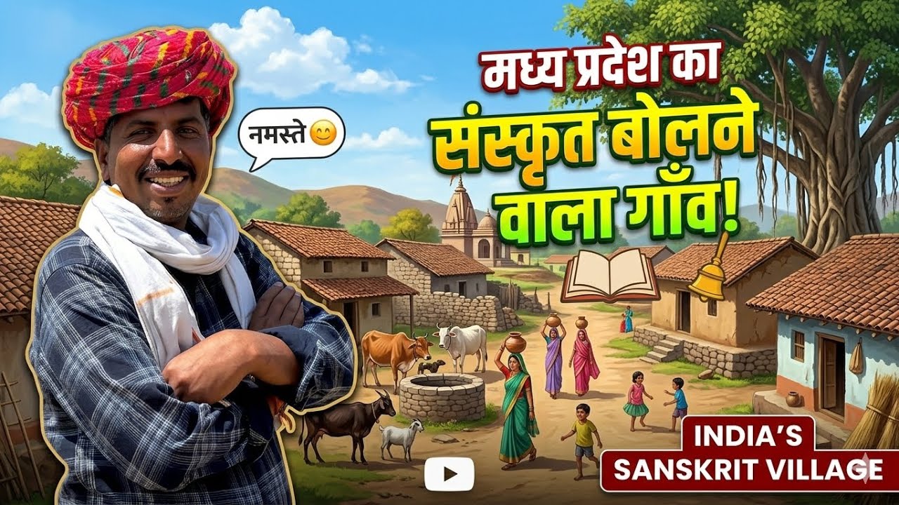 मध्य प्रदेश का संस्कृत बोलने वाला गाँव | India’s Sanskrit Speaking Village |Amazing Sanskrit Culture