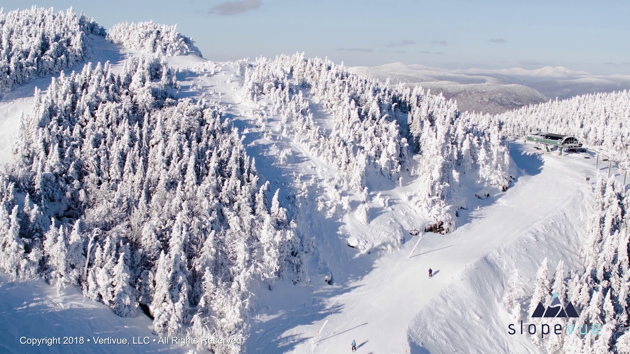 Smugglers Notch Aerial Overview by Slopevue.com