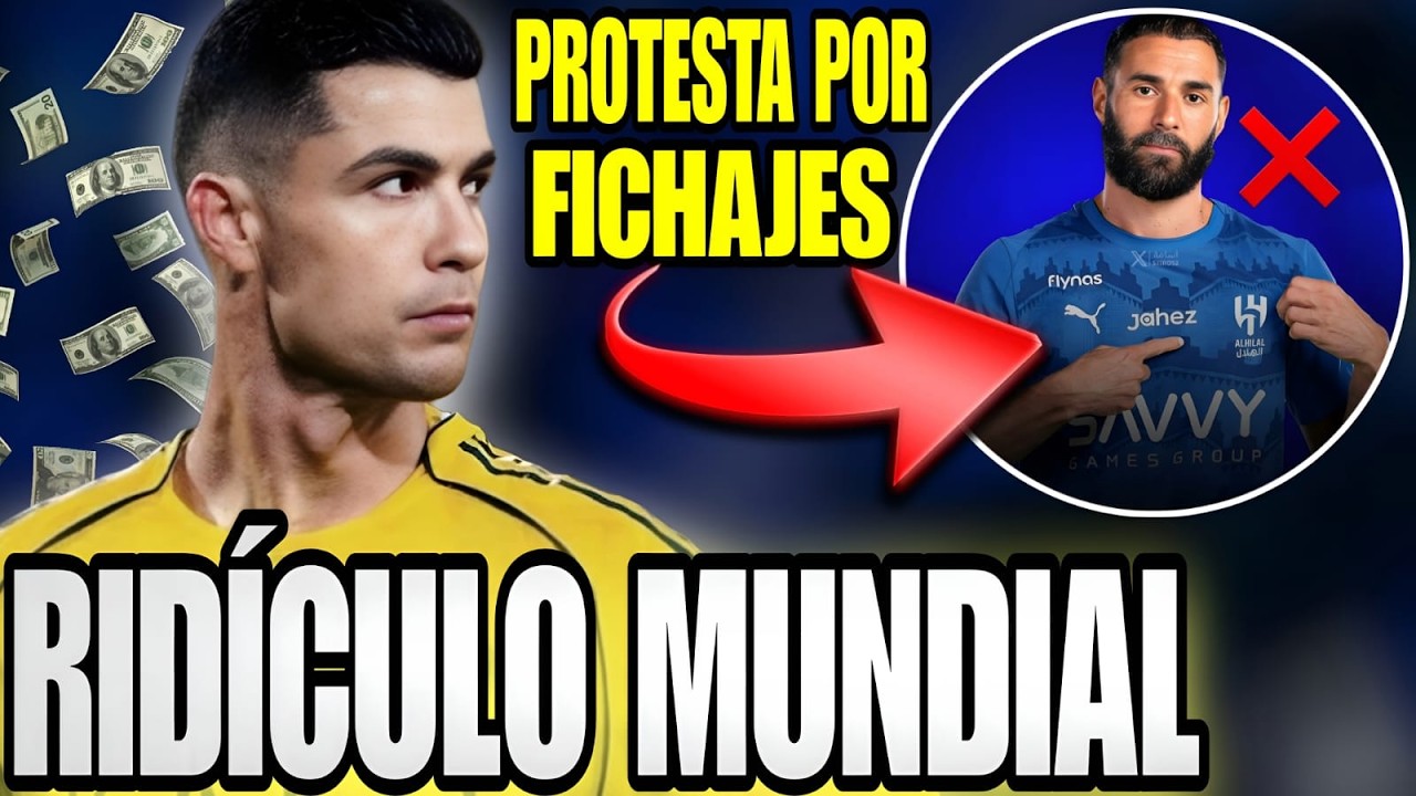 🚨 NUEVO BERRINCHE de CR7 en ARABIA 🤣 NO quiere JUGAR hasta tener más FICHAJES 💥 Se OPONE a BENZEMA❌️