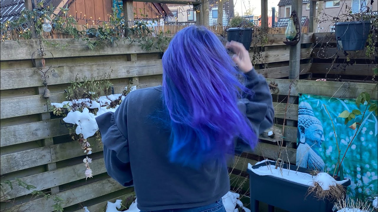 Underneath hair split dye DIY Crazy Color