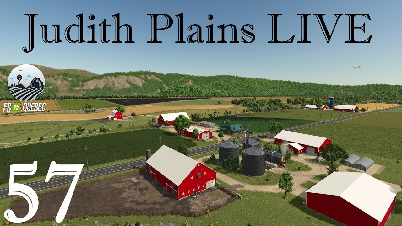 Judith Plains LIVE - 57 - FS25 - Du foin pour le voisin