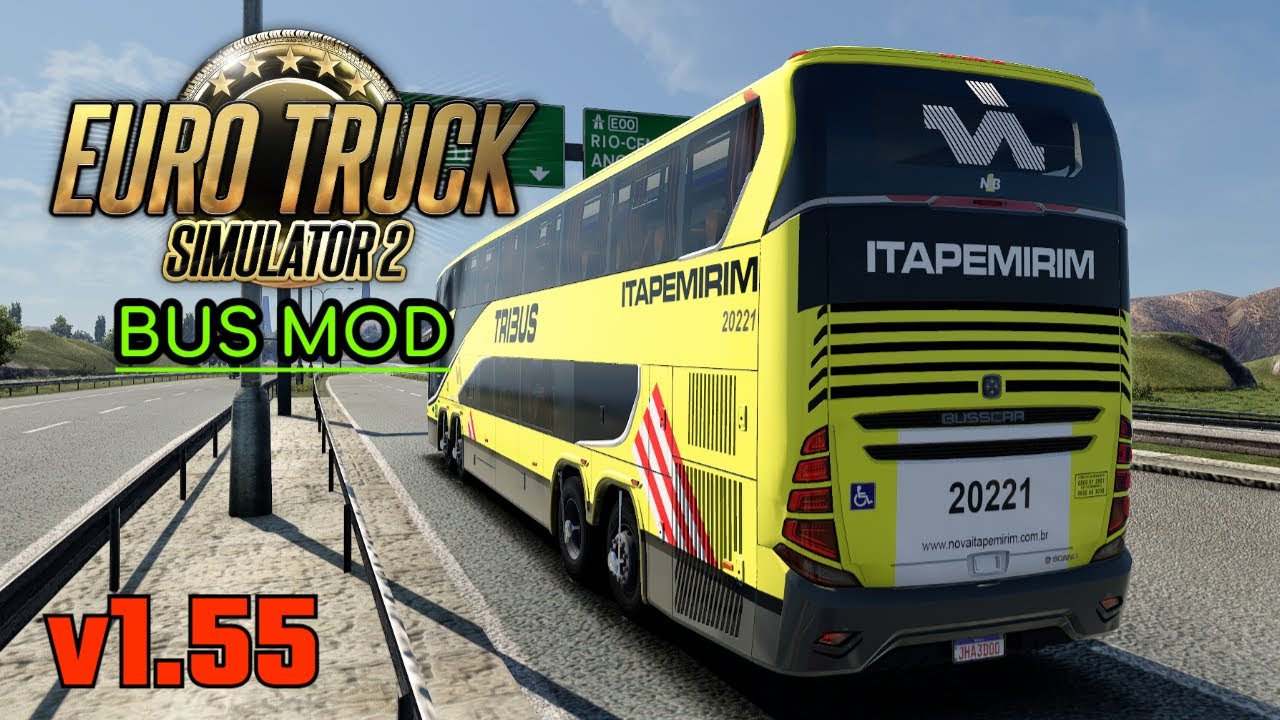 Sao Paulo x Rio de Janeiro | viagem virtual | ETS2  BUS MOD + euro truck simulator 2