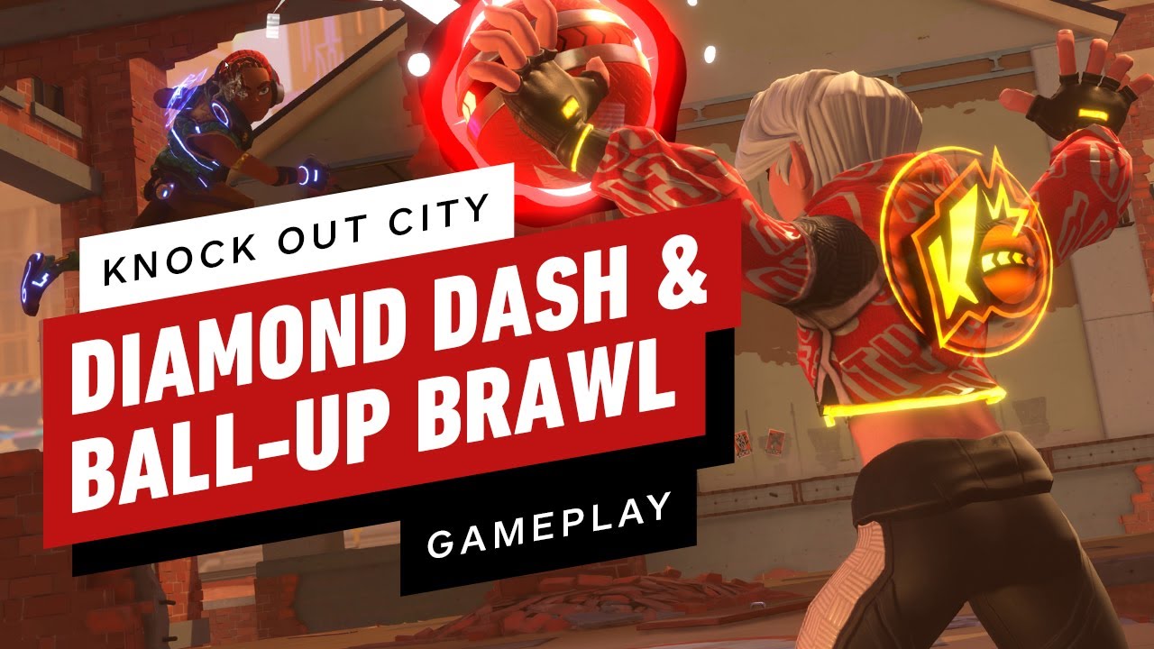 Knockout City: Diamond Dash and Ball-Up Modes Gameplay
