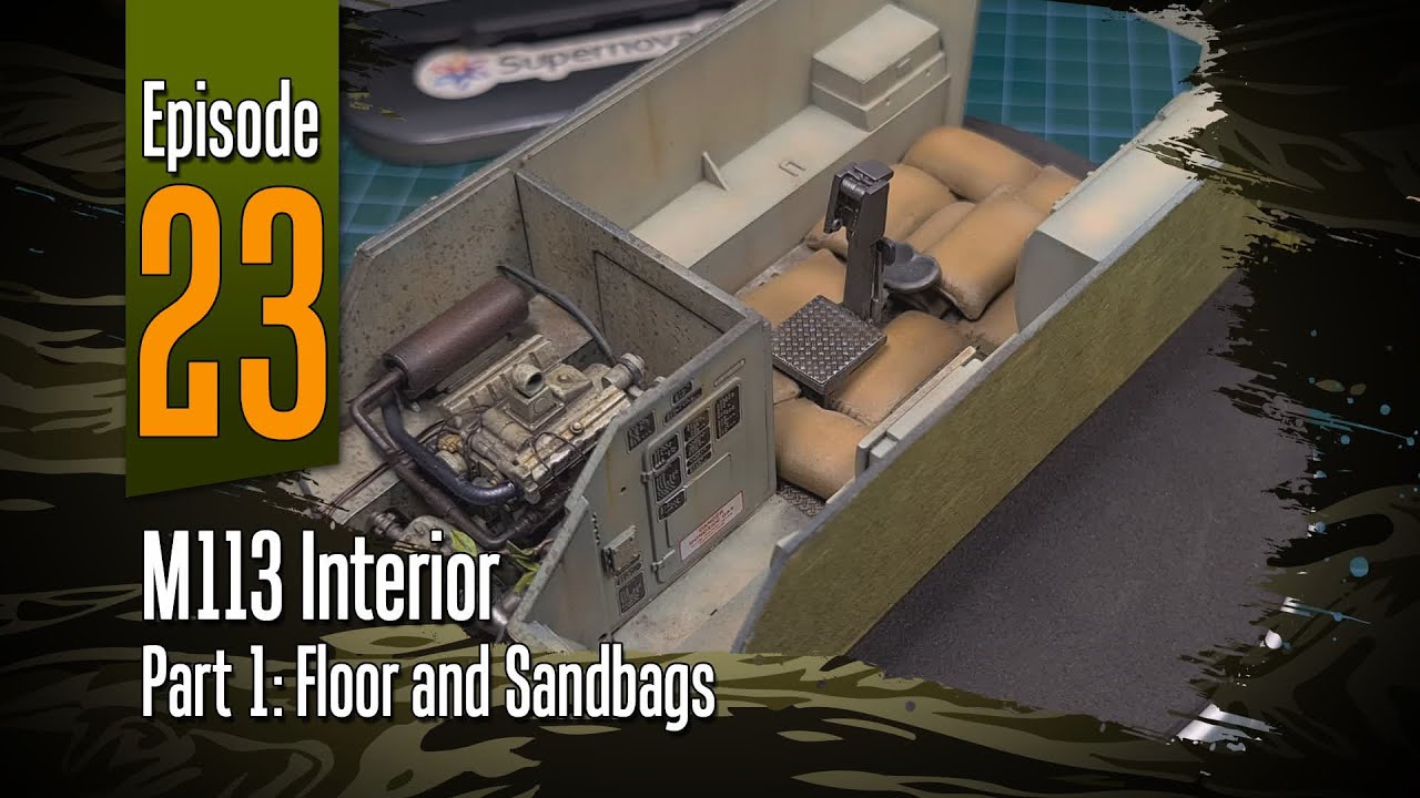Off the Sprue | M113 Interior: Floor and Sandbags
