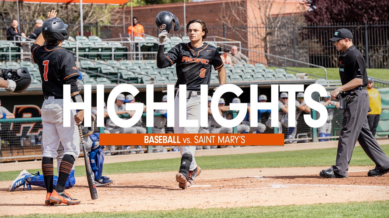 Pacific Baseball vs. Saint Mary's Highlights -- April 29, 2022