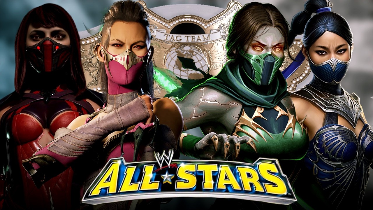 Skarlet & Mileena VS Jade & Kitana - Womens Tag Team Champs (ALL STARS WWE 2K24)