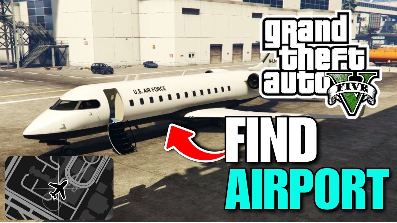 GTA 5: Как найти аэропорт | Карта аэропорта в GTA 5