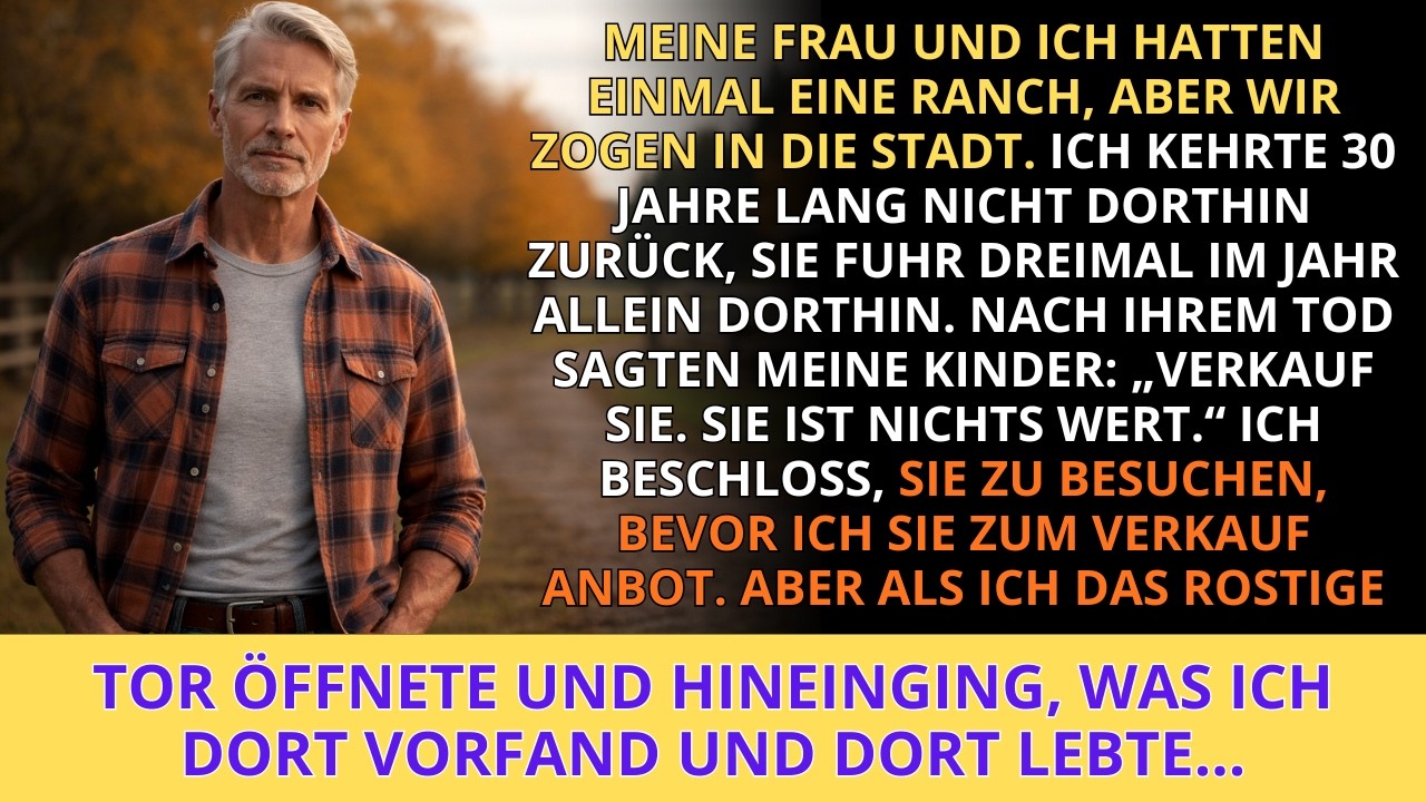 Die versteckte Ranch, die meine verstorbene Frau heimlich gebaut hatte — und die Wahrheit, die al...