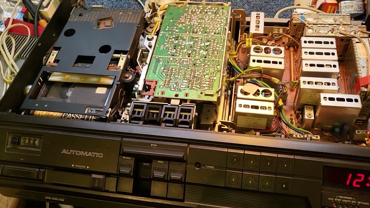 Philips N1700 vintage VCR fresh out of storage.