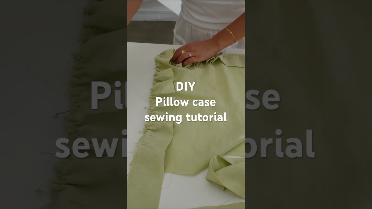 Full tutorial now on my channel #pillowcase #sewingforbeginners