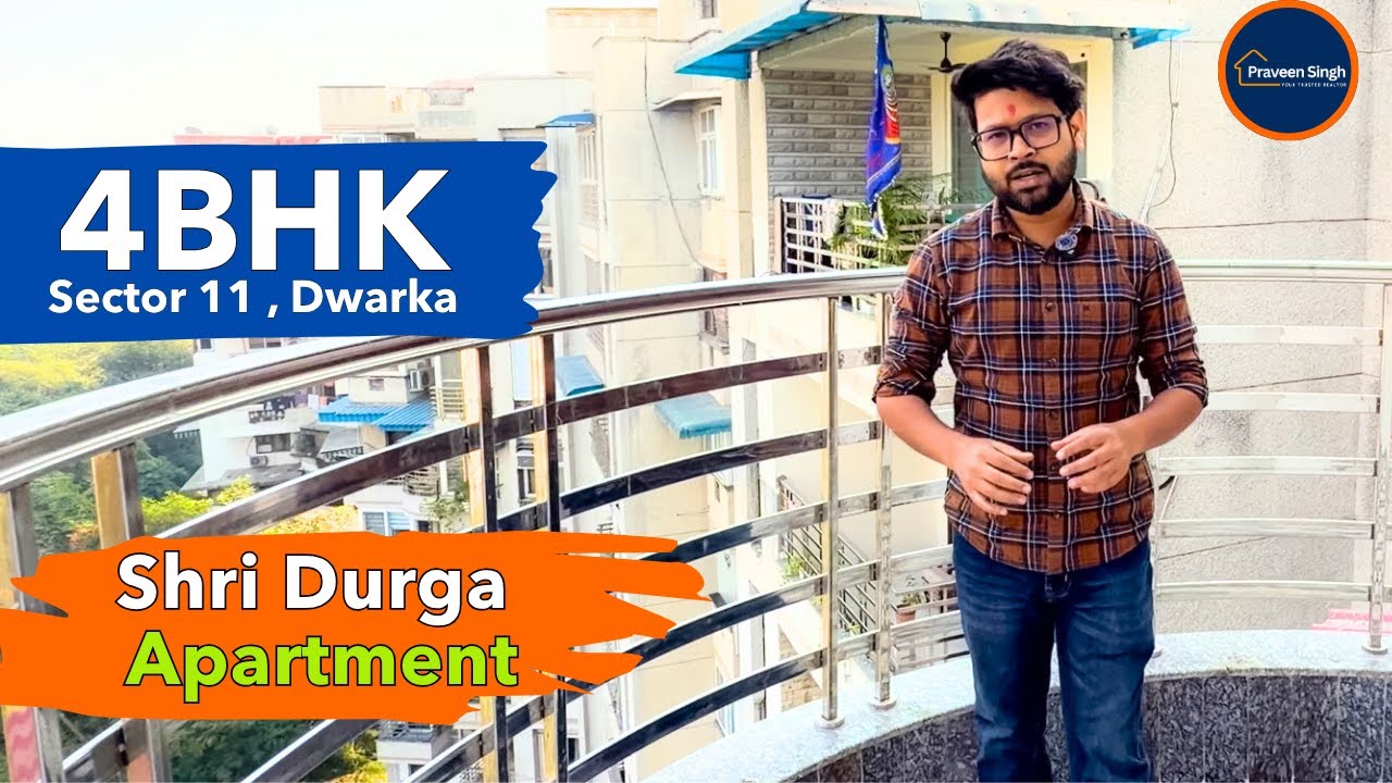 4BHK Flat in Dwarka✅ For Sale | Shri Durga Apartment   ~Society flats in Dwarka Sector 11, Delhi