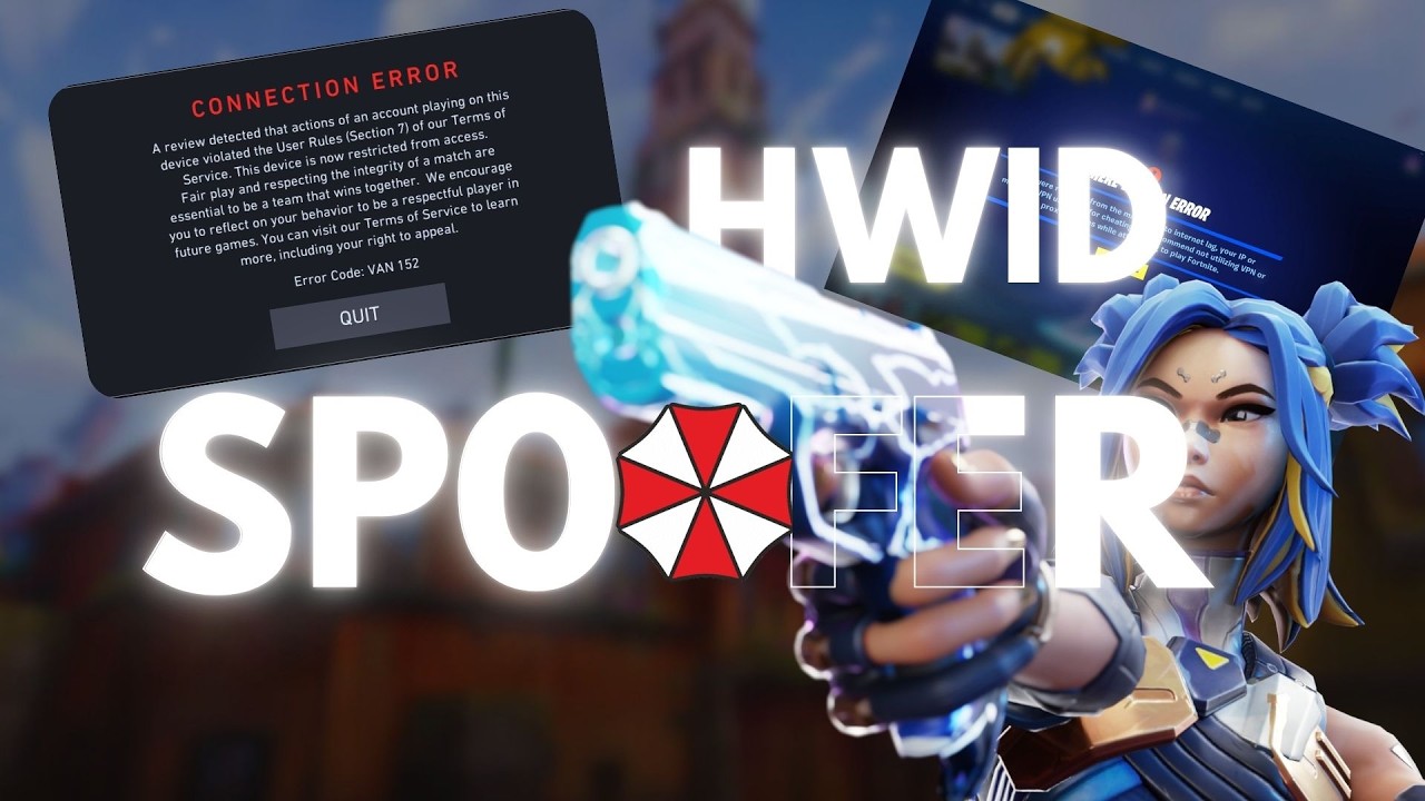MELHOR SPOOFER HWID DO MERCADO REMOVENDO 100% QUALQUER TIPO DE BANIMENTO HWID VALORANT FORTINITE COD