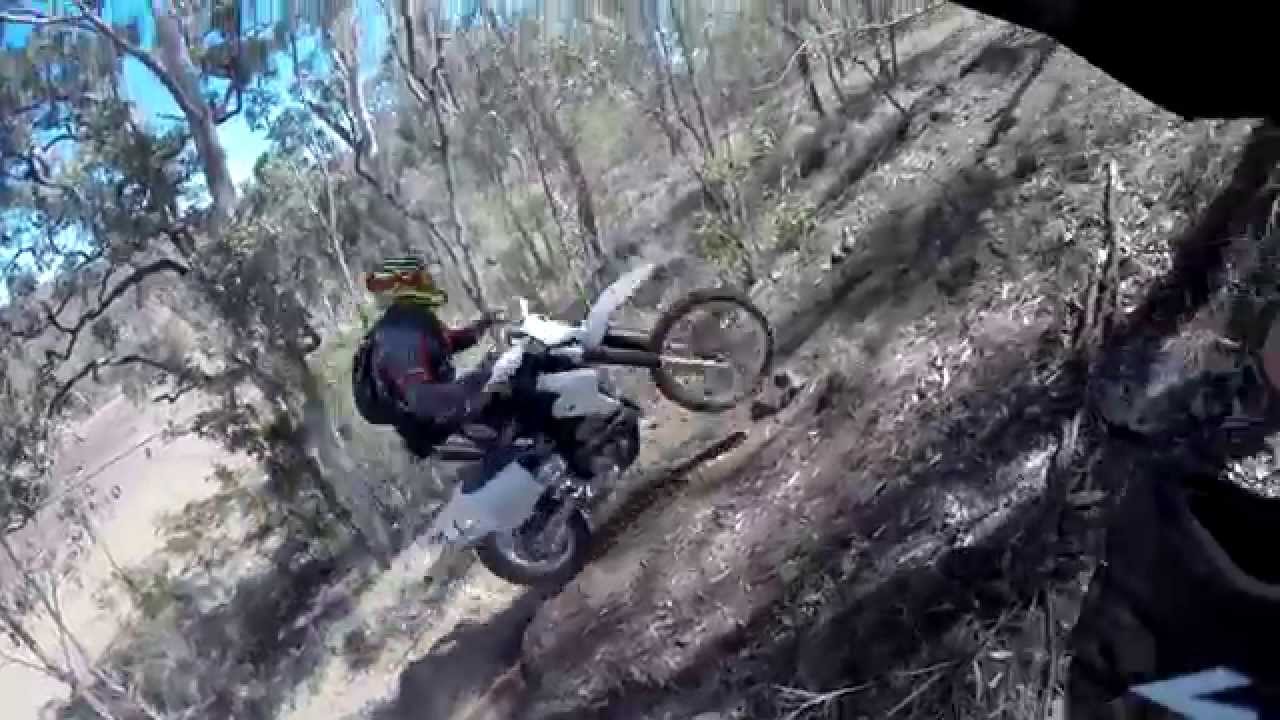 GAP CREEK FARM MOTORBIKE PARK: the hill climbs