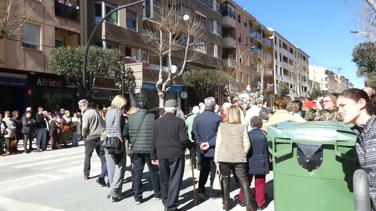 543 2026 02 22 VISITA DE LA IMGEN PEREGRINA DE LA VIRGEN DE LA CABEZA A.LA REAL EN AVDA. ANDALUCÍA