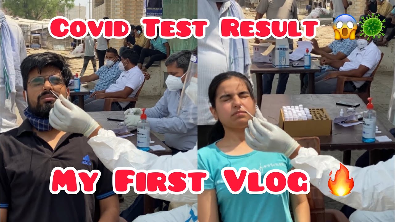 My First Vlog 🔥 Covid - Test 😱