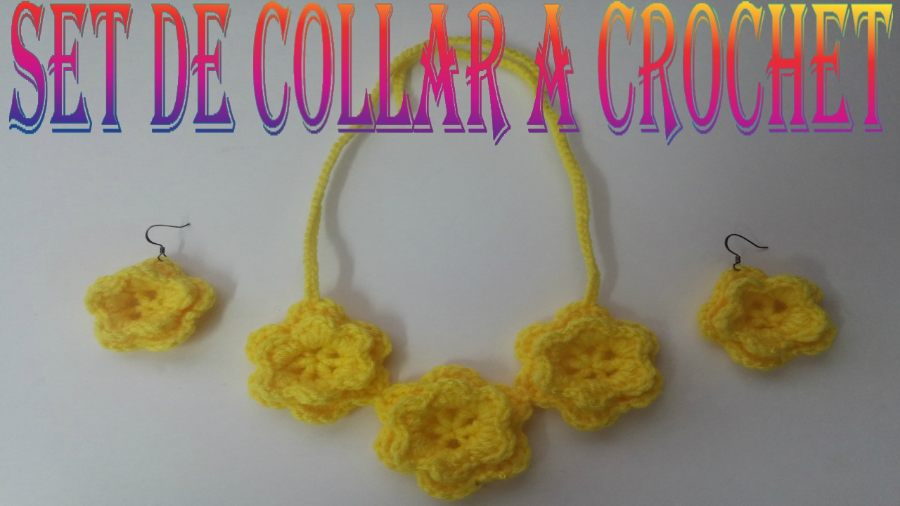 COMO HACER COLLAR A CROCHET
