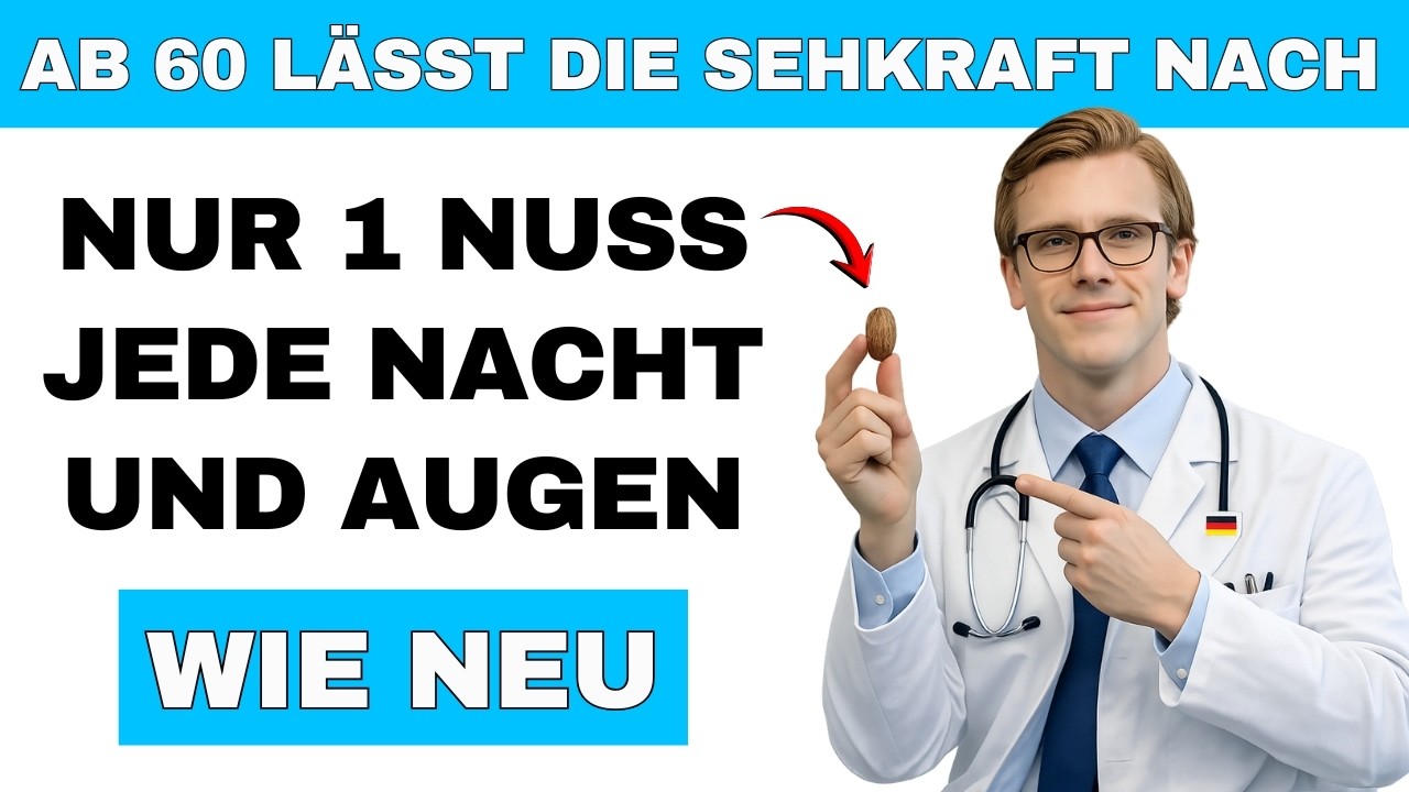 Arzt enthüllt: DAS beste Lebensmittel vor dem Schlafen für gesunde Augen im Alter