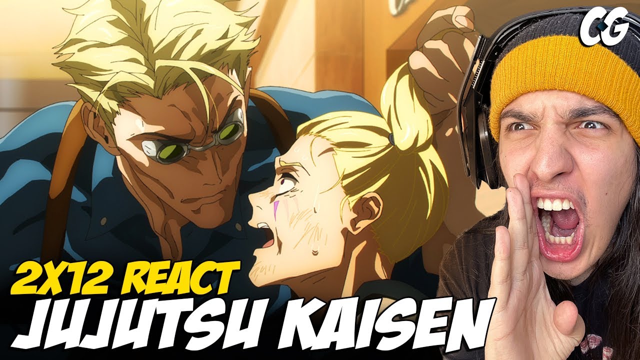 QUE CENA ÉPICA! NANAMI ARREGAÇOU O HARUTA! - React Jujutsu Kaisen EP 12 temporada 2