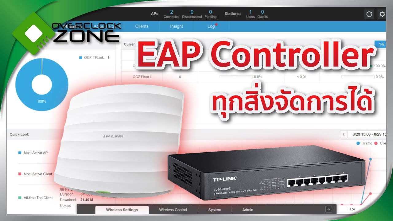รีวิว TP-LINK EAP Controller : ทุกสิ่งจัดการได้