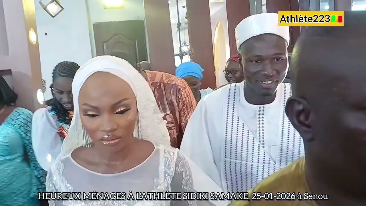 Récupéré la marié au salon de coiffure, la femme athlète demi-fondiste Sidiki SAMAKE, 25-01-2026 