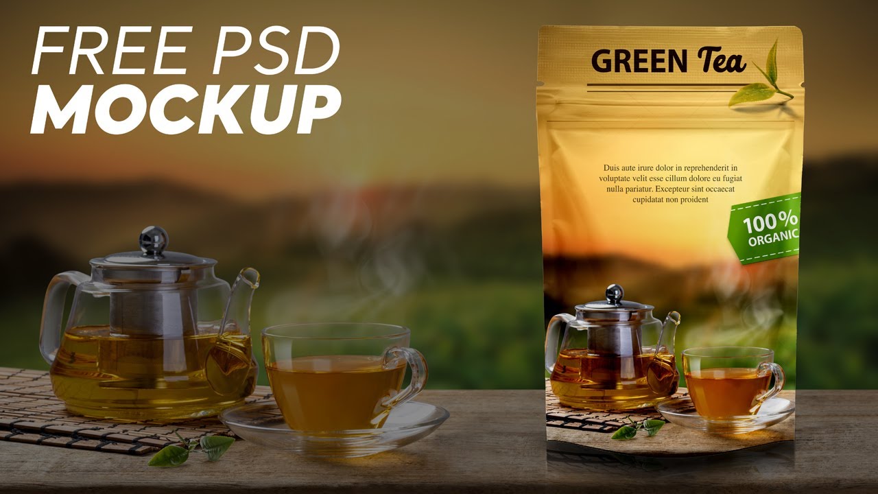 Standing Pouch Mockup | Free PSD Mockup | Photoshop Mockup