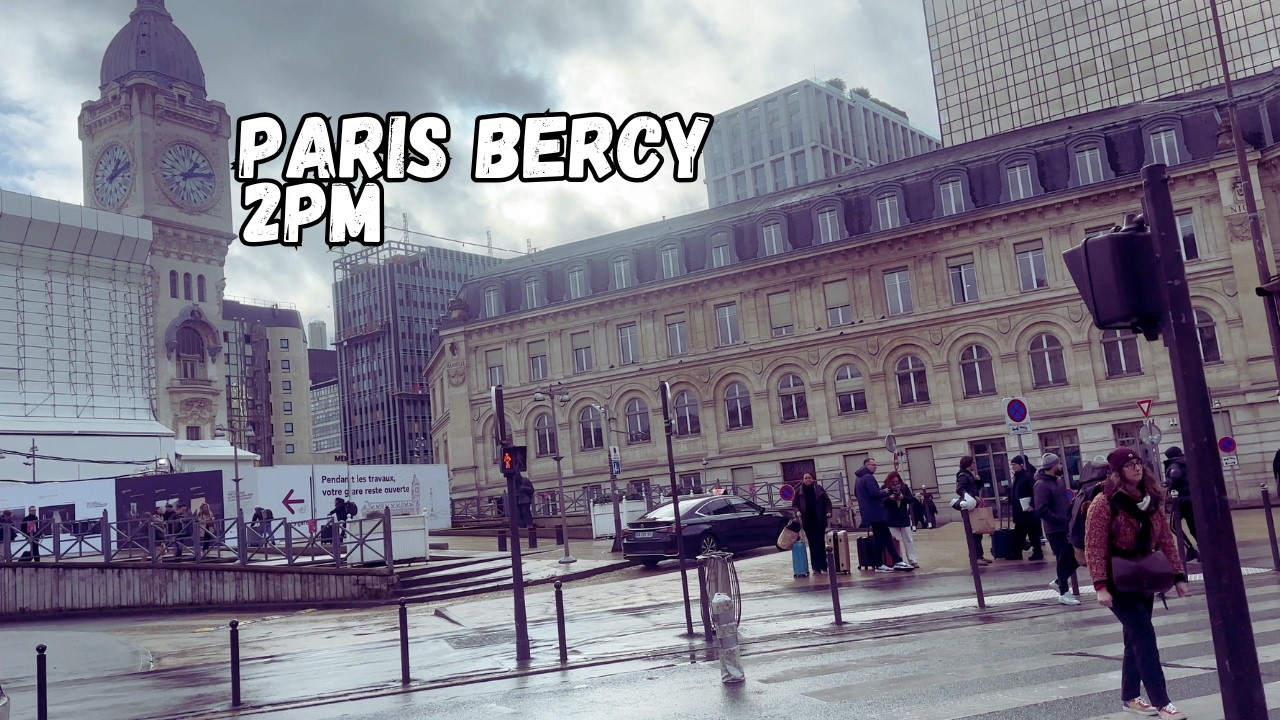 Descobrindo Bercy e Gare de Lyon: Um Passeio a Pé em PARIS  🇫🇷 4K
