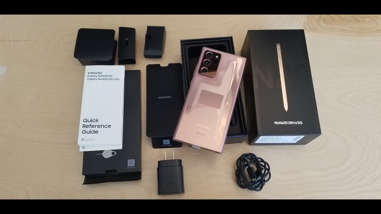 Samsung Galaxy Note20 Ultra 5G (SM-N986U) Unboxing