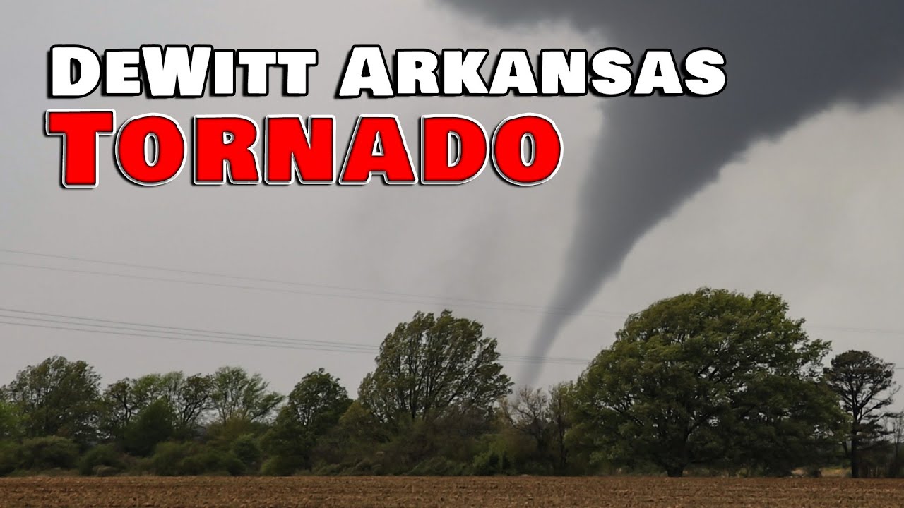 High Risk Tornado Outbreak - DeWitt Arkansas - 2 April, 2025