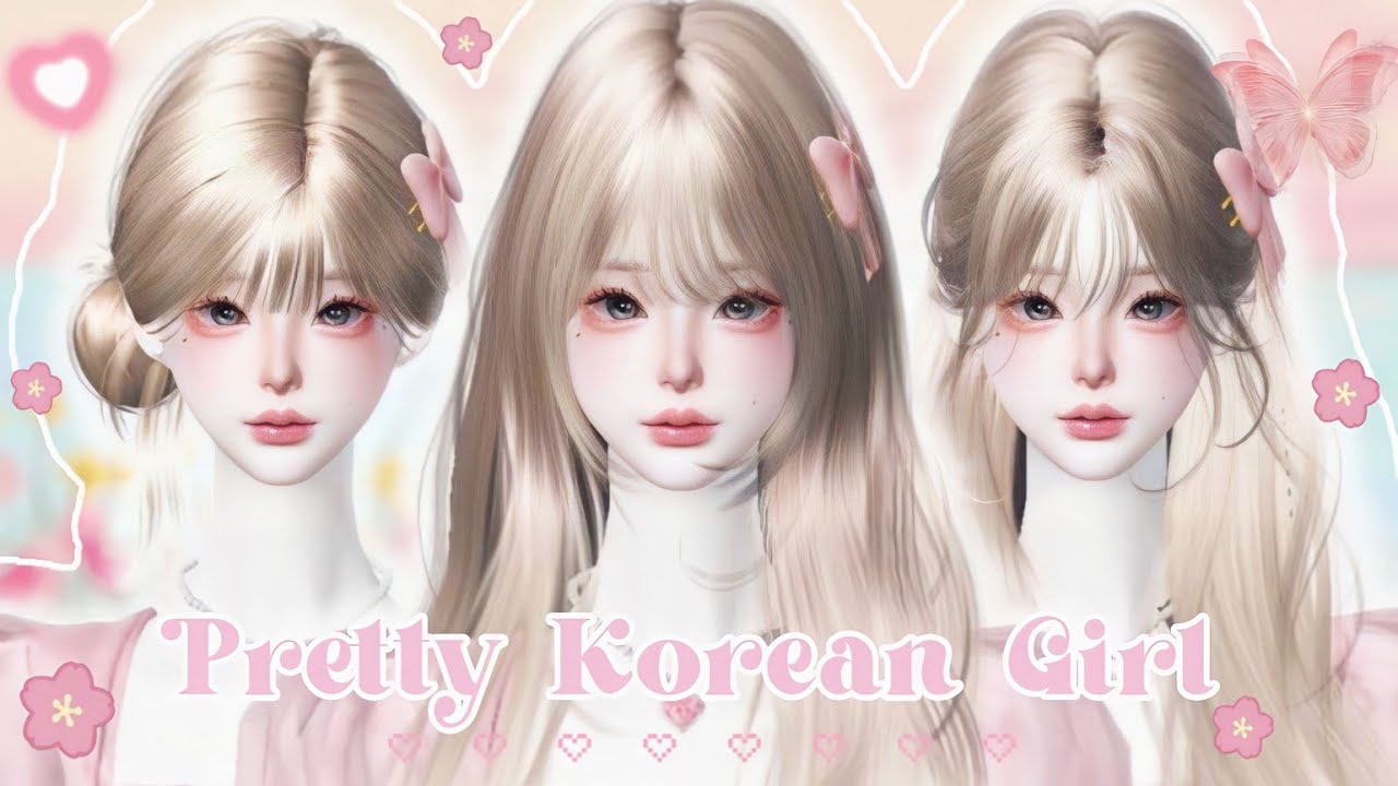 🌸 Zepeto Face Tutorial Pretty Korean Girl Face [ Oplas Zepeto Girl ] Zepeto Girl Face Tutorial 🎀