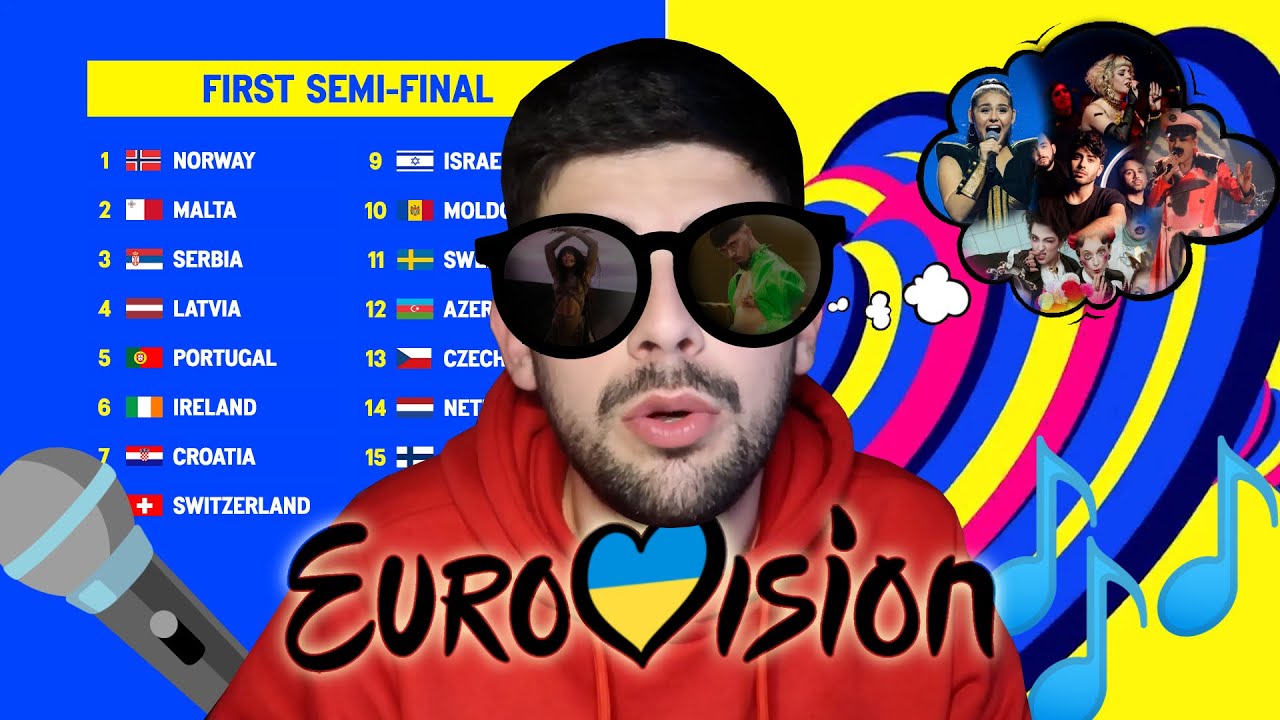 🎤 Reacción a las CANCIONES de EUROVISION 2023 (SEMIFINAL 1) 🎤