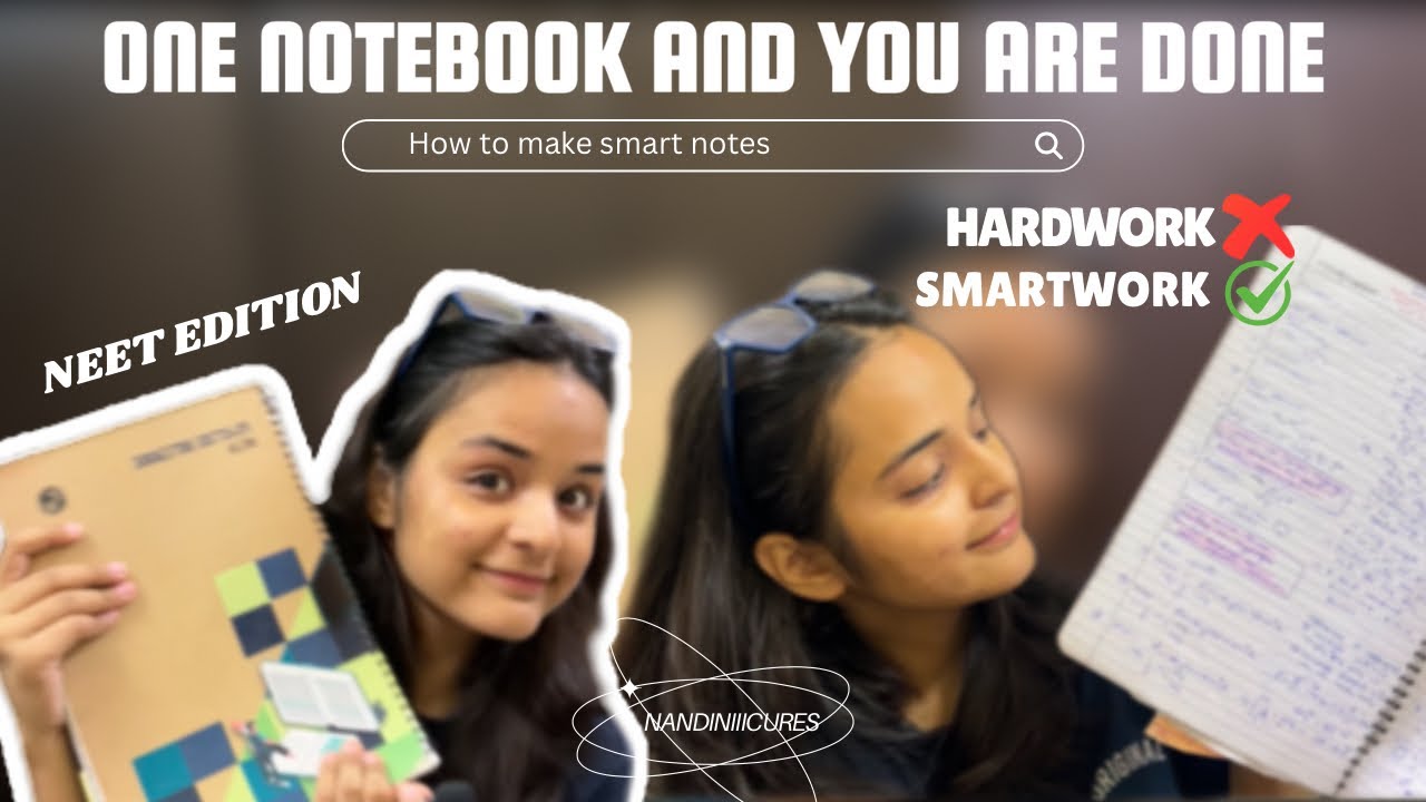 How I Made NEET Notes | Smart Work Strategy for NEET 2026/2027 Preparation #examtips #neet 