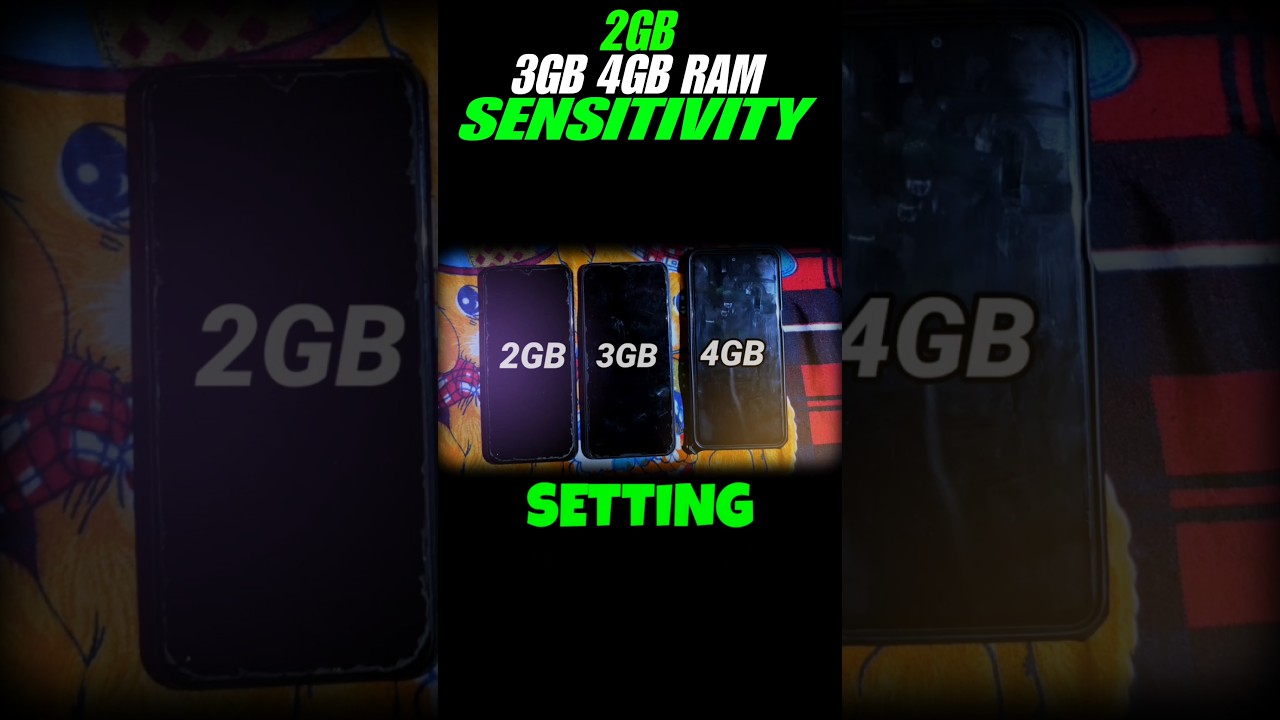 Best sensitivity For 2gb 3gb 4gb Ram