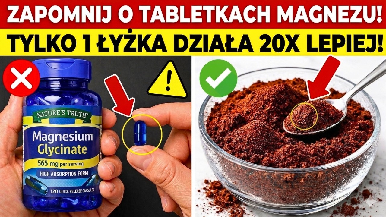 Zanim kupisz GLICYNIAN MAGNEZU ponownie, obejrzyj TO WIDEO (pokarmy działają 300% lepiej)