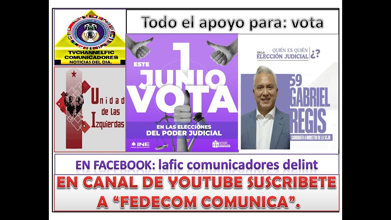 PROGRAMA: "LA ENTREVISTA DE HOY". CON EL CANDIDATO MTRO. GABRIEL REGIS LOPEZ. BOLETA MORADA NO. 59