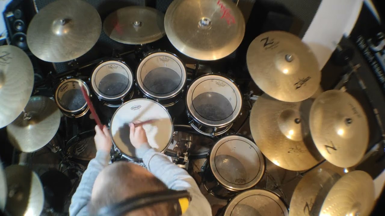 Behemoth - Furor Divius (drum cover)(4K)(Mareczko drummer na YouTube)(👹🥁🖥️)#drummer #cover #Behemoth
