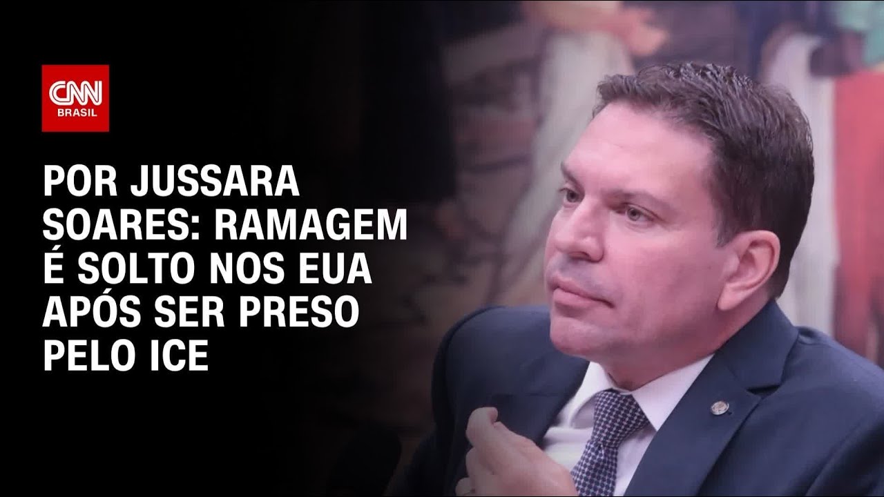 Ramagem &eacute; solto nos Estados Unidos ap&oacute;s ser detido pelo ICE | CNN PRIME TIME