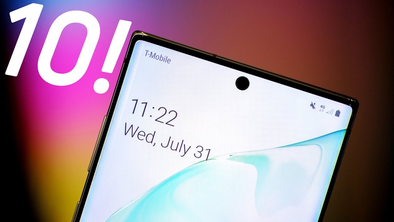 The Galaxy Note 10 is... different. (Hands-on)