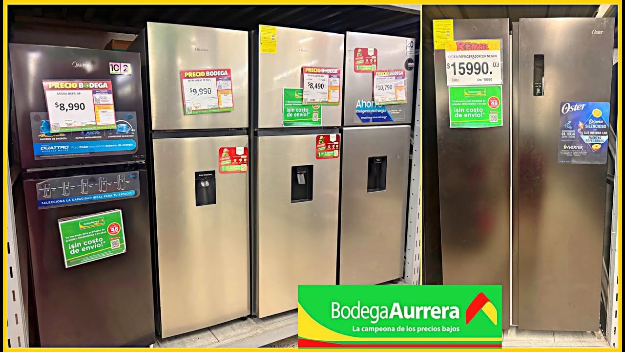 REFRIGERADORES EN BODEGA AURRERÁ 🤑💚 RECORRIDO 👍