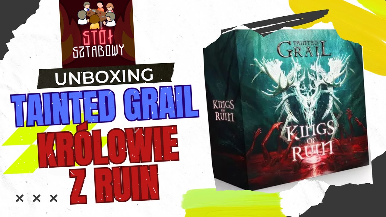 Tainted Grail: Królowie z Ruin | unboxing! #TaintedGrail #AwakenRealms #planszówki #stółsztabowy