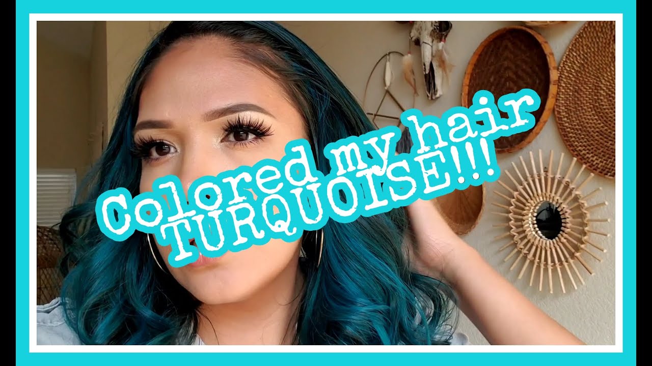 Colored my hair Arctic Fox Aquamarine